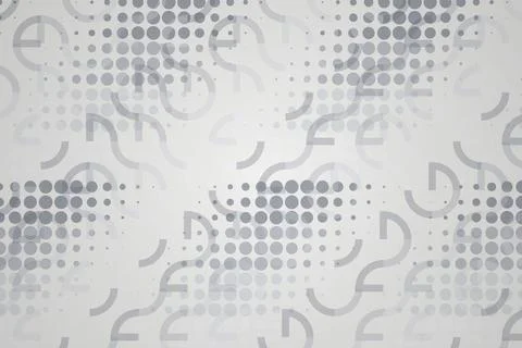 Gray abstract background with dotted and curved patterns Stock Illustration