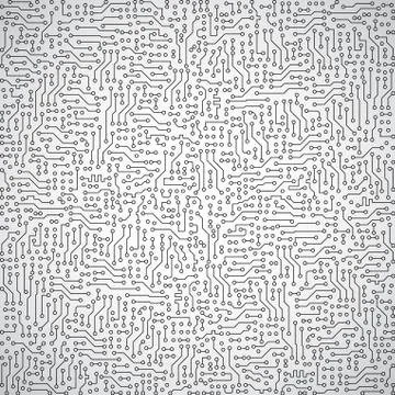 Gray abstract background - electrical engineering Stock Illustration