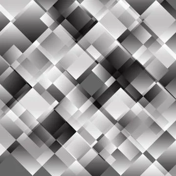 Gray abstract background with geometric pattern Stock Illustration