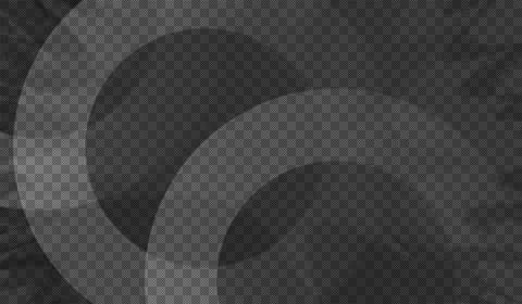 Gray abstract background with overlapping transparent shapes and halftone t.. Stock Illustration