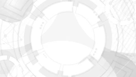 Gray abstract background with translucent geometric shapes Stock Illustration