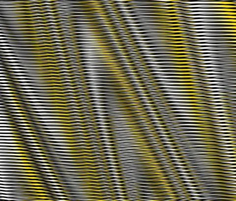 Gray abstract background with trendy colors of the year and moire effect lines. Stock Illustration