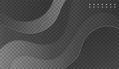 Gray abstract background with wavy lines and dots  modern minimalistic desi.. Stock Illustration