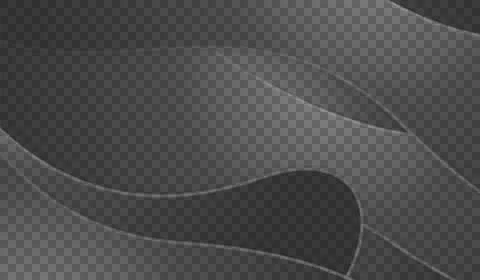 Gray abstract background with wavy lines and gradient texture transparent b.. Stock Illustration