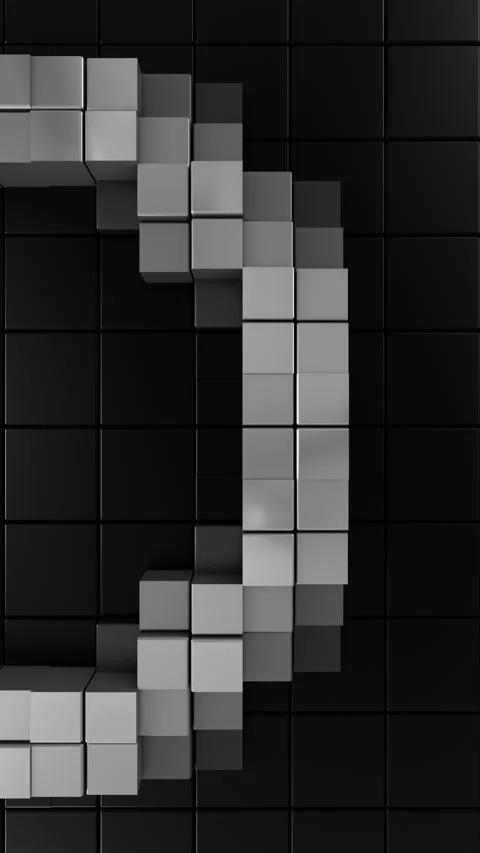Gray Abstract Curved Vertical Arc Minimal Seamless 3D Loop Animation. 3D Stock Footage 333669860