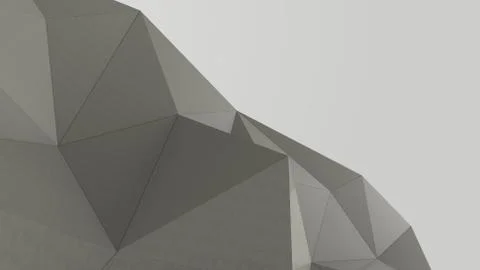 Gray abstract modern crystal background. Polygon, Line, Triangle pattern shap Stock Illustration