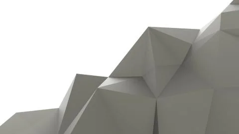 Gray abstract modern crystal background. Polygon, Line, Triangle pattern shap Stock Illustration