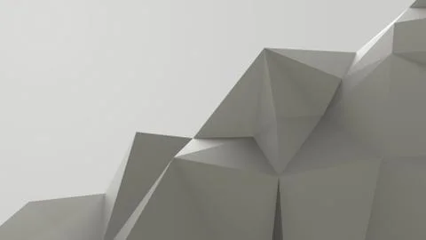 Gray abstract modern crystal background. Polygon, Line, Triangle pattern shap Stock Illustration