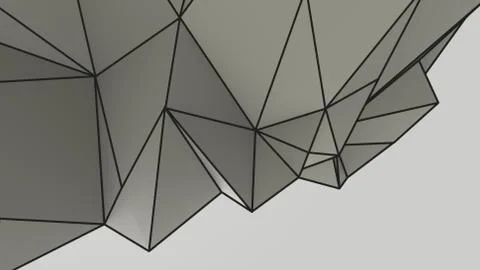 Gray abstract modern crystal background. Polygon, Line, Triangle pattern shap Stock Illustration