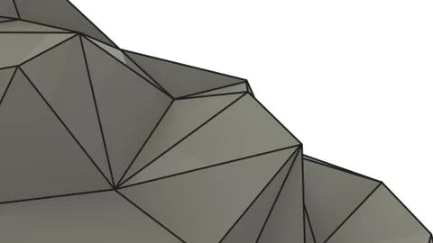 Gray abstract modern crystal background. Polygon, Line, Triangle pattern shap Stock Illustration