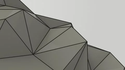 Gray abstract modern crystal background. Polygon, Line, Triangle pattern shap Stock Illustration
