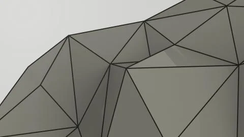 Gray abstract modern crystal background. Polygon, Line, Triangle pattern shap Stock Illustration