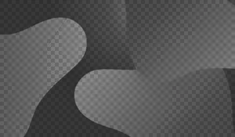 Gray abstract shapes with smooth curves and subtle grid pattern on dark bac.. Stock Illustration