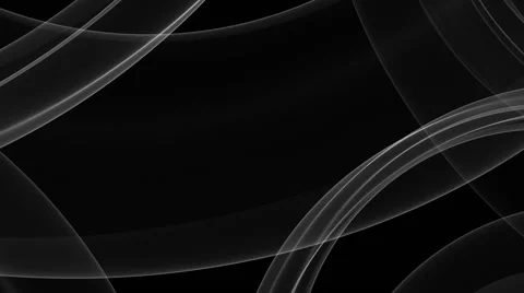 Gray abstract silky wave background over black, HD1080p Stock Footage 68025725