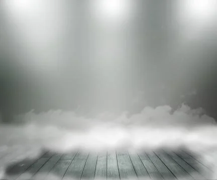 Gray abstract spotlight room Stock Illustration