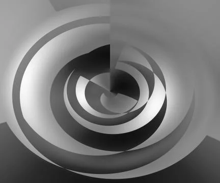 Gray abstract swirl background Stock Illustration