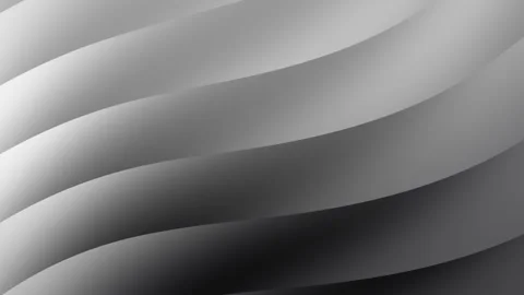 Gray abstract wave layers background smooth minimal motion loop Stock Footage 333684742
