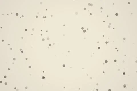 Gray and black dots scattered on beige background Stock Illustration