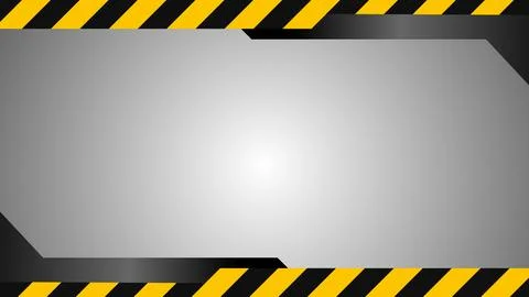 A gray and black striped background with yellow stripes Stock Illustration