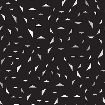 Gray and black triangle pattern. Seamless vector Stock Illustration