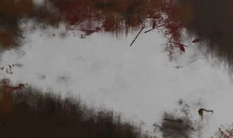 A gray and brown abstract background with dark streaks and spots Stock Photos