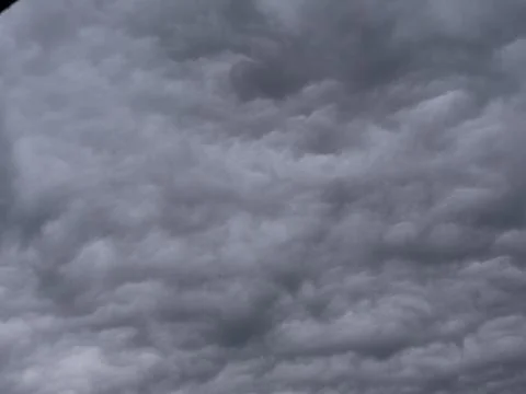 Gray and dark storm clouds before the storm Stock-Fotos