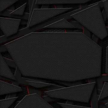 Gray and orange frame on mash Stock Illustration