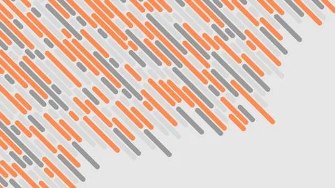 A gray and orange striped background with a white background Stock Illustration