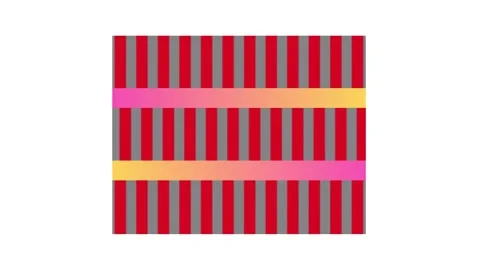 Gray and red geometric pattern animation video on white background Stock Footage 343698694