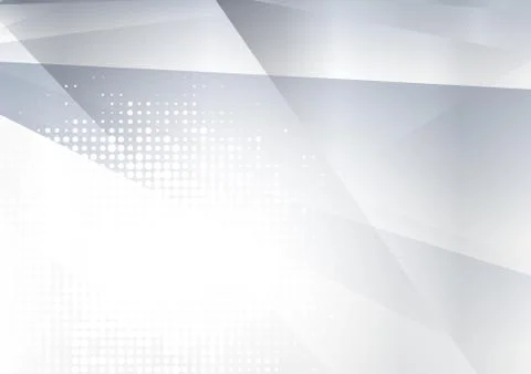Gray and Silver geometric abstract vector background with copy space Stock Illustration