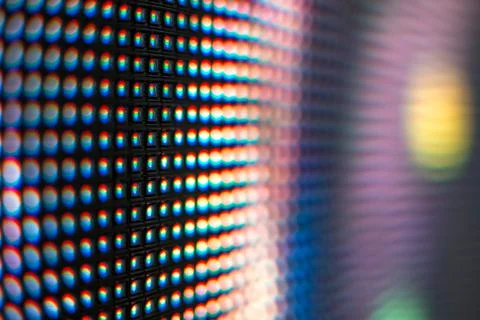Gray and violet LED colored screen Stock-Fotos