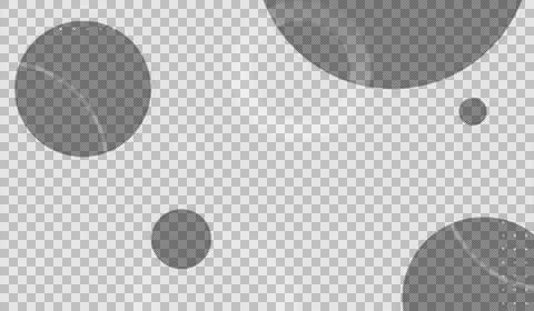 Gray and white abstract composition with various sized circles and shapes o.. Stock Illustration