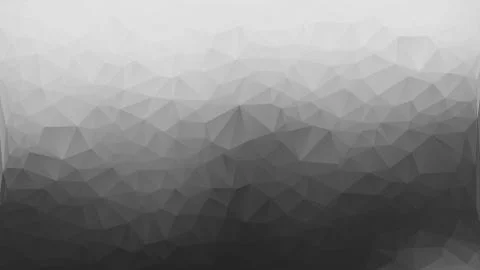 Gray and white abstract polygon triangle background Stock Illustration