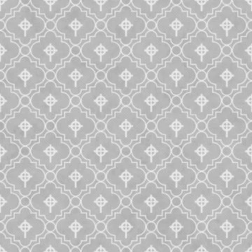 Gray and White Celtic Cross Symbol Tile Pattern Repeat Background Stock Illustration