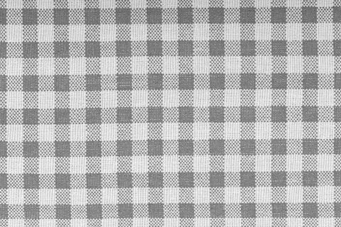 Gray and white checkered, pattern, design, cotton fabric for sewing, texture  Stock Photos