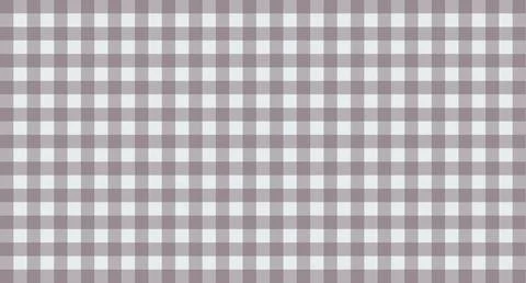 Gray and White Gingham Check Pattern Stock Illustration