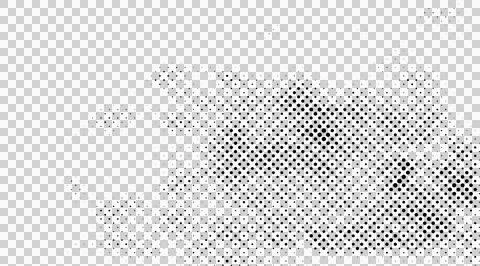Gray and white halftone dots pattern Stock Illustration