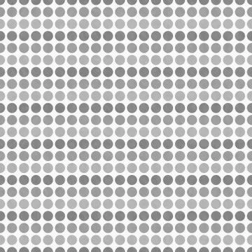 Gray and White Polka Dot  Abstract Design Tile Pattern Repeat Background Illustrazione stock