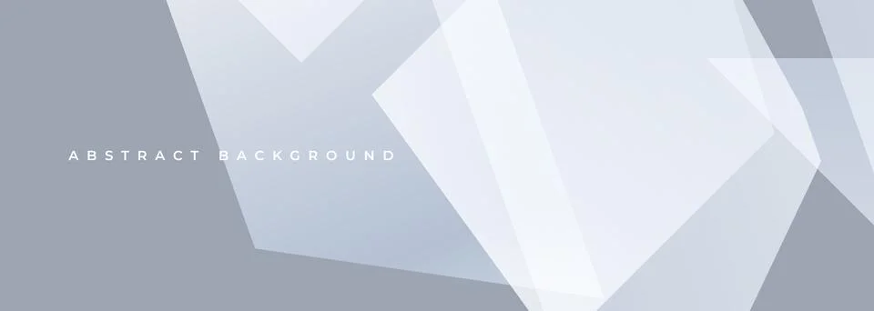 Gray and white presentation abstract background. Grey modern abstract wide Stock Illustration