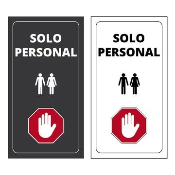 Gray and white solo personal banners on a white background (trad. staff only) Stock Illustration