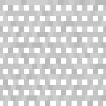 Gray and white square pattern. Seamless vector background Stock Illustration