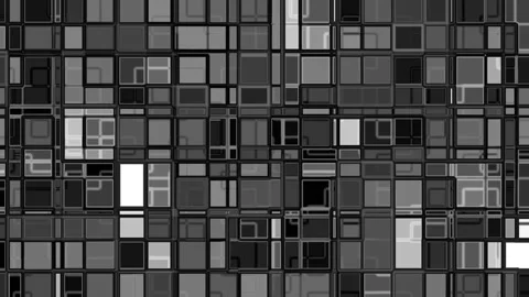 Gray and white squares. rectangles. and lines. Stock Footage 289053703