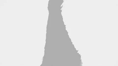 Gray and white textured background with abstract brush stroke Stock Illustration