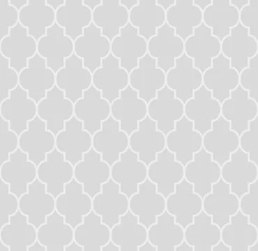Gray arabic seamless pattern grid lantern shapes Stock Illustration
