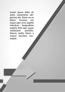 Gray arrow dark infographics Stock Illustration