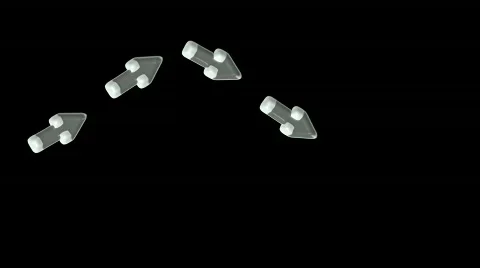 Gray arrows Stock Footage 798892