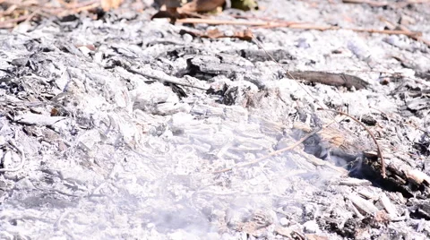 Gray ash and smoke background Stock Footage 47966596