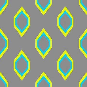 Gray asian ikat pattern Stock Illustration