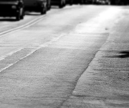 Gray asphalt road background Stock Illustration