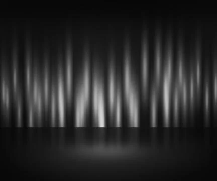 Gray aurora backdrop Stock Illustration